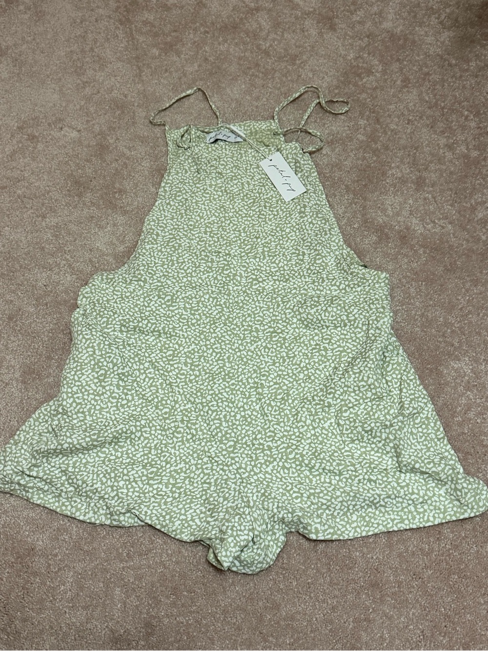 Petal + Pup size XL cotton and linen romper